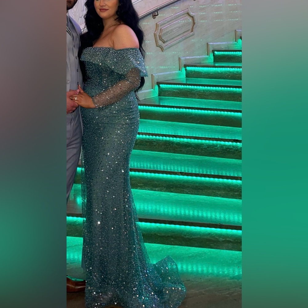 Modessa Couture Sequin Gown
